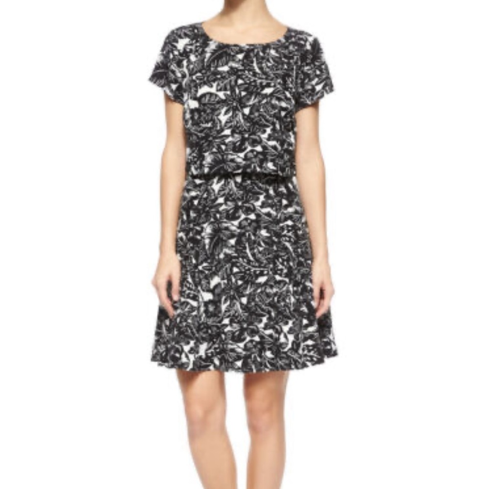 Joie Black & White Dress